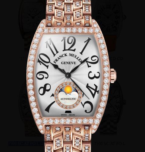 Franck Muller Cintrée Curvex Ladies Replica Watch for Sale Cheap Price 7500 SC AT FO L